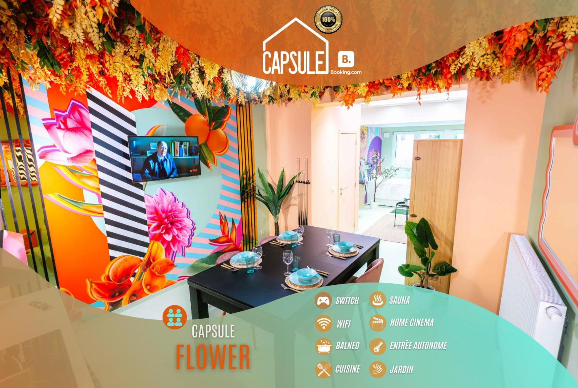 Capsule Flower - Balneo - Cinema - Billard - Nintendo Switch - Mons Centre المظهر الخارجي الصورة